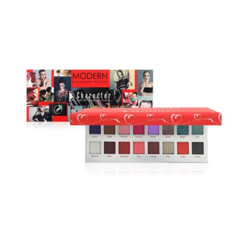 Character Modern Eyeshadow Palette, 16 Shades, Shimmer and Matte Finish