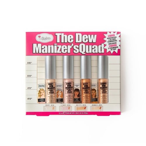 The Balm The Dew Manizer Squad Mini Liquid Highlighter Set 8.4 ml